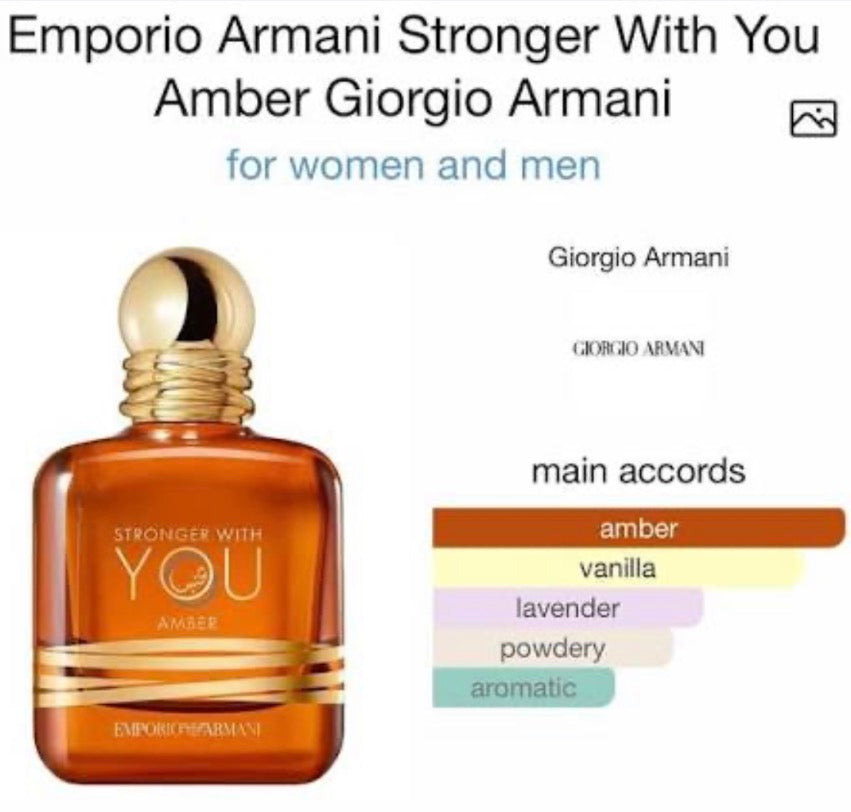 Stronger With You Amber